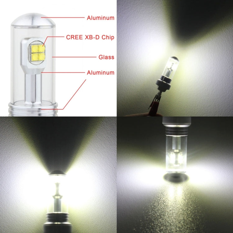 2 ชิ้น 9006 40 วัตต์ 800 LM 6000K 8 ไฟ LED CREE ไฟตัดหมอกรถยนต์ DC 12V, 9006