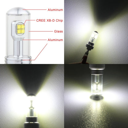 2 ชิ้น 9006 40 วัตต์ 800 LM 6000K 8 ไฟ LED CREE ไฟตัดหมอกรถยนต์ DC 12V, 9006