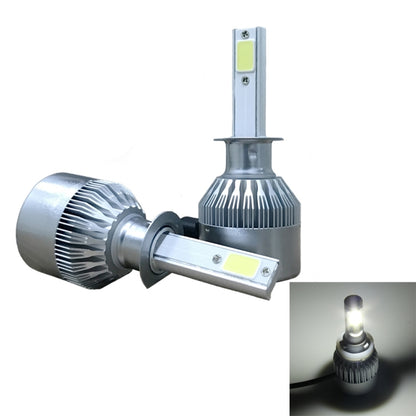 2 ชิ้น H1 18W 1800LM 6000K กันน้ำ IP68 รถยนต์ไฟหน้า LED อัตโนมัติพร้อมโคมไฟ LED 2 ซัง DC 9-36V, H1