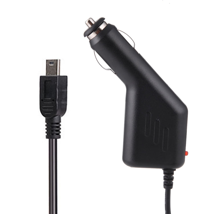 Universal Mini USB Charger Adapter สำหรับกล้อง DVR รถ GPS Navigation อินพุต 10V - 48V เอาต์พุต 5V 1.5A, ความยาวสายเคเบิล: 3.5 ม., Mini USB Cable Length: 3.5m