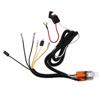 12V ฮอร์นสายไฟชุดรีเลย์สำหรับรถบรรทุกกระจังหน้า Mount Blast TONE Horns, 12V Horn Wiring Harness Relay Kit