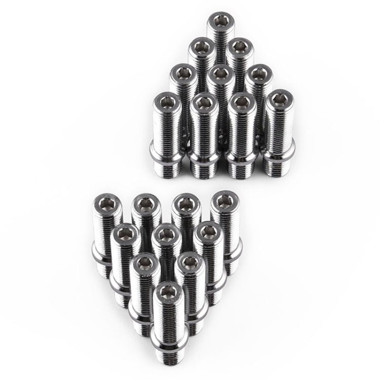 20 PCS 5.8cm Universal การปรับเปลี่ยนรถขยายล้อสตั๊ดการแปลง M14x1.5 TO M12x1.5 สกรูอะแดปเตอร์ LN032 LN033 LN044, 5.8cm M14x1.5 to M12x1.5