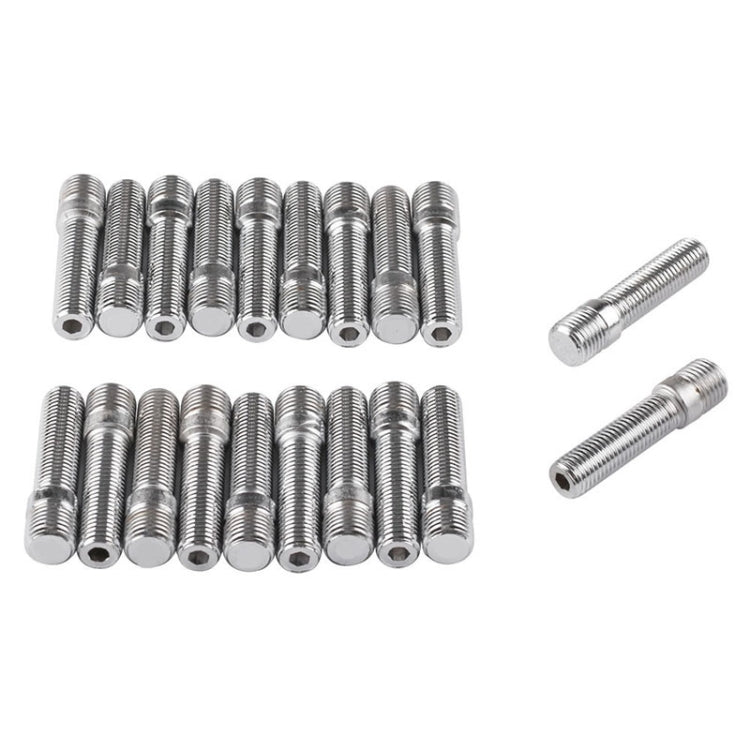 20 PCS 5cm Universal การปรับเปลี่ยนรถขยายล้อสตั๊ดการแปลง M12x1.5 TO M12x1.5 สกรูอะแดปเตอร์ LN032 LN033 LN044, 5cm M12x1.5 to M12x1.5