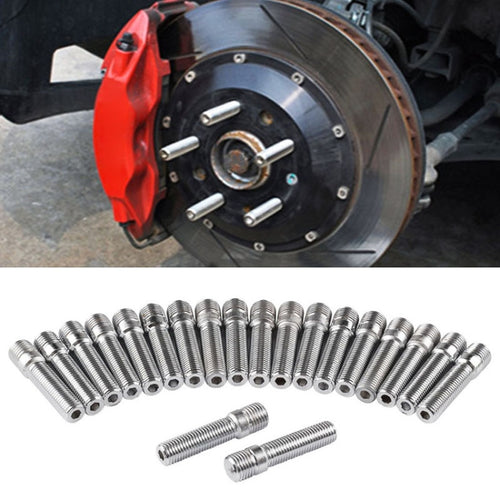 20 PCS 5cm Universal การปรับเปลี่ยนรถขยายล้อสตั๊ดการแปลง M14x1.5 TO M12x1.5 สกรูอะแดปเตอร์ LN032 LN033 LN044, 5cm M14x1.5 to M12x1.5