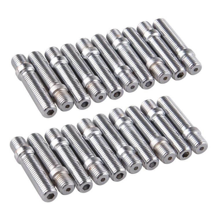 20 PCS 5cm Universal การปรับเปลี่ยนรถขยายล้อสตั๊ดการแปลง M14x1.5 TO M12x1.5 สกรูอะแดปเตอร์ LN032 LN033 LN044, 5cm M14x1.5 to M12x1.5