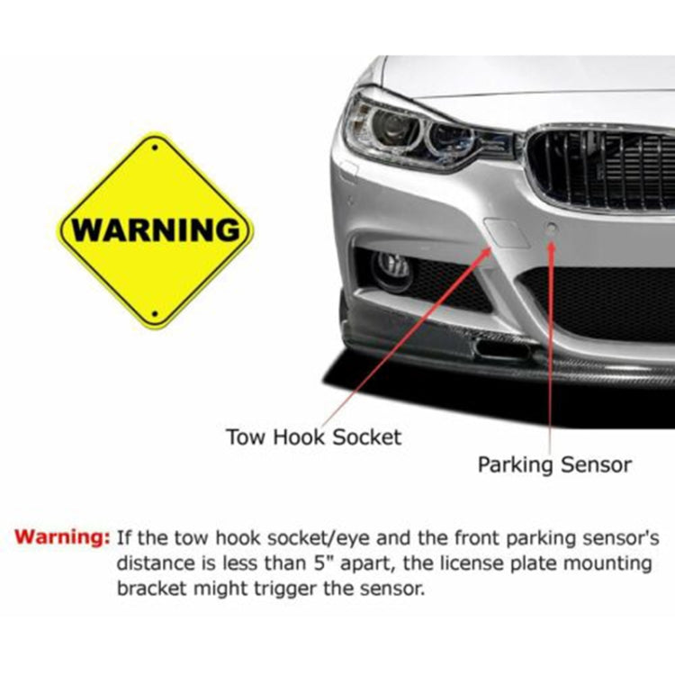 รถ กันชนหน้าพ่วง เบ็ด ป้ายทะเบียนยึดยึด H Older สำหรับ Audi A4, For Audi A4