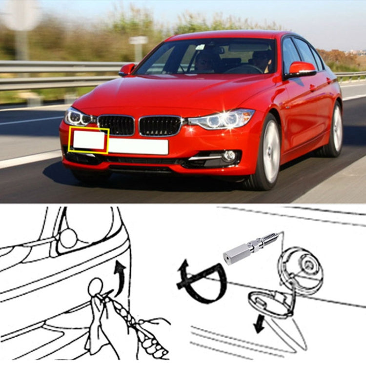 รถ กันชนหน้าพ่วง เบ็ด ป้ายทะเบียนยึดยึด H Older สำหรับ Audi A4, For Audi A4