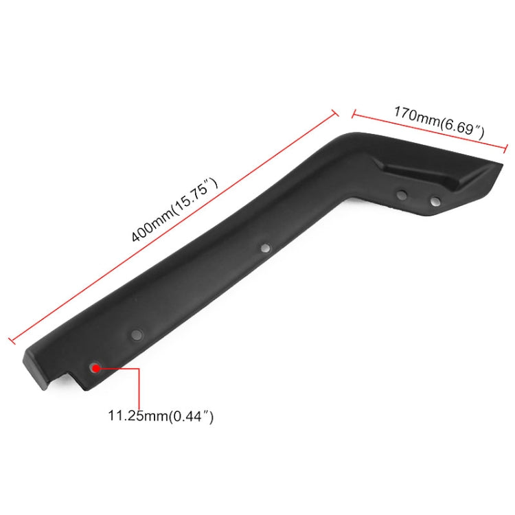 รถ-จัดแต่งทรงผม ABS ด้านหลัง Spat Valance Lip สำหรับ Subaru WRX Sti, Rear Spat Valance Lip for Subaru WRX Sti