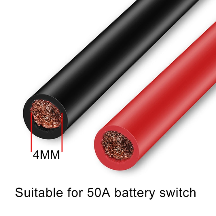 10 AWG แบตเตอรี่ สายเชื่อมต่อสวิตช์สำหรับรถยนต์ / รถจักรยานยนต์ / เรือเดินทะเล, 10 AWG