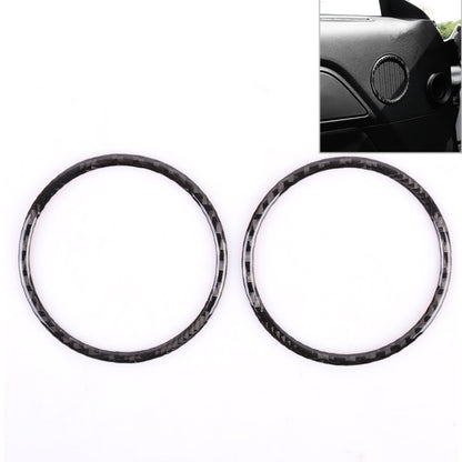 2 ชิ้นรถประตูแตรตัดแหวนสติกเกอร์ตกแต่งสำหรับฟอร์ดมัสแตง, Door Horn