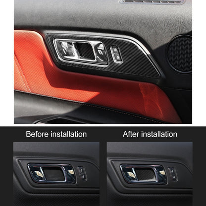 2 PCS Car Door Bowl สติกเกอร์ตกแต่งสำหรับ Ford Mustang, Door Bowl