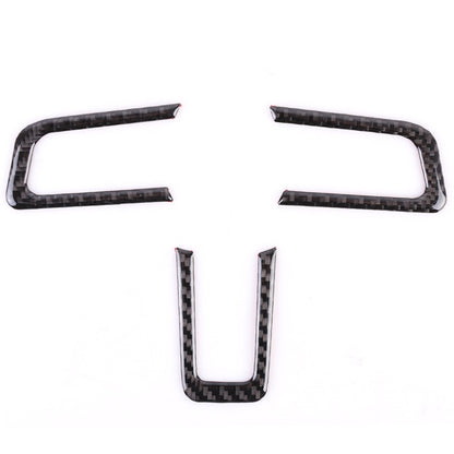 3 ชิ้นรถพวงมาลัยปุ่มสติ๊กเกอร์ตกแต่งสำหรับฟอร์ดมัสแตง, Steering Wheel Button