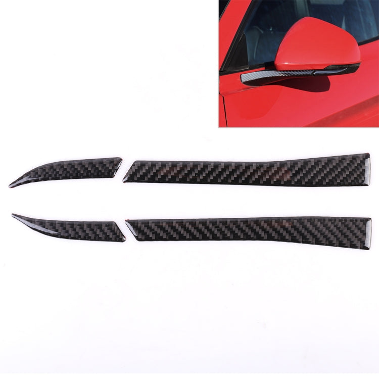 2 ชิ้นรถยนต์กระจกมองหลังสติ๊กเกอร์ตกแต่งสำหรับฟอร์ดมัสแตง, Rearview Mirror