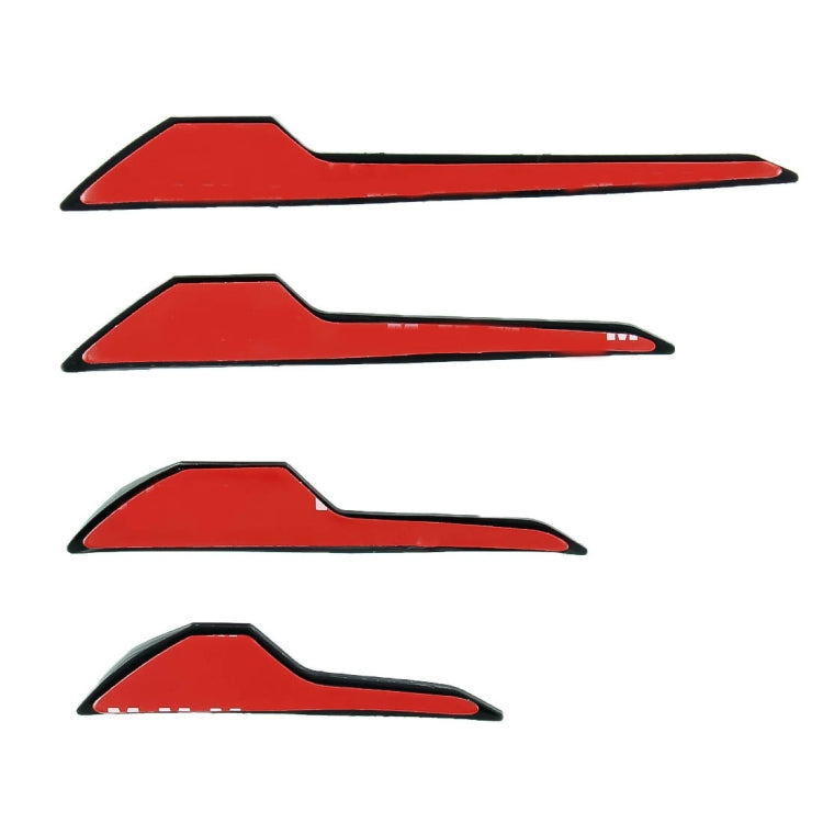 8 PCS รถประตูด้านข้าง GUARD Anti CRASH Strip ภายนอกหลีกเลี่ยงการกระแทก Collision Impact Protector สติกเกอร์, Door Side Guard