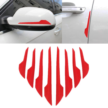 8 PCS รถประตูด้านข้าง GUARD Anti CRASH Strip ภายนอกหลีกเลี่ยงการกระแทก Collision Impact Protector สติกเกอร์, Door Side Guard