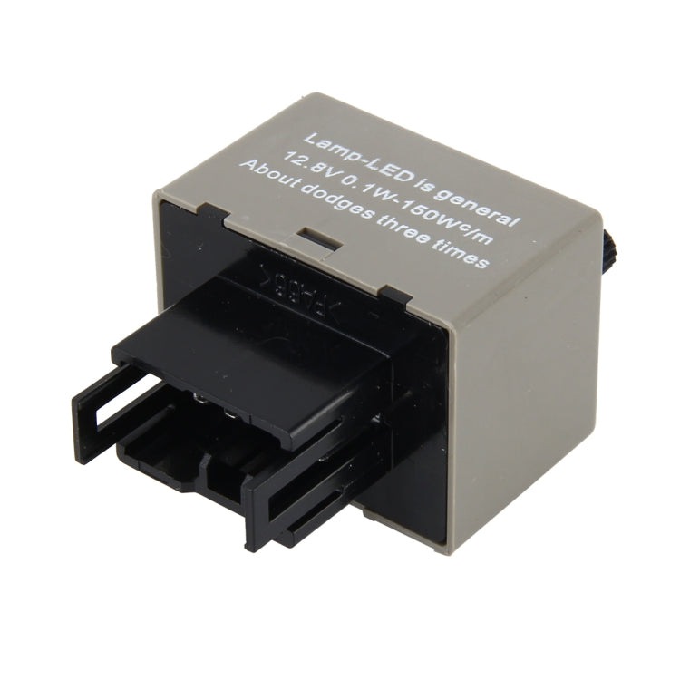 ออโต้คาร์-จัดแต่งทรงผม DC 12V 8-Pin LED เลี้ยวสัญญาณปรับความถี่รีเลย์ Flasher รถ Fix Hyper Flash โคมไฟทั่วไป-ไฟ LED รีเลย์สำหรับ Honda และ Lexus, Adjustable Frequency