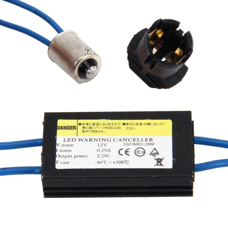 2 ชิ้น BA9S Universal Car Auto Canbus คำเตือนปราศจากข้อผิดพลาดอะแดปเตอร์ถอดรหัสรถ Canbus Error Canceller, BA9S