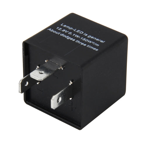CF13 JL-02 Flasher สำหรับ LED Auto Car-styling 3-PIN LED เลี้ยวสัญญาณปรับความถี่รถ Flasher Relay Fix Hyper Flash โคมไฟทั่วไป-ไฟ LED รีเลย์สำหรับรถญี่ปุ่น, Adjustable Frequency