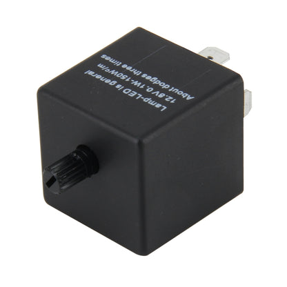 CF13 JL-02 Flasher สำหรับ LED Auto Car-styling 3-PIN LED เลี้ยวสัญญาณปรับความถี่รถ Flasher Relay Fix Hyper Flash โคมไฟทั่วไป-ไฟ LED รีเลย์สำหรับรถญี่ปุ่น, Adjustable Frequency