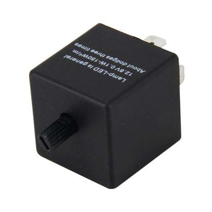 CF14 JL-02 Flasher สำหรับ LED Auto Car-styling LED ไฟเลี้ยว 3-PIN ปรับความถี่รถ Flasher Relay Fix Hyper Flash โคมไฟทั่วไป-ไฟ LED รีเลย์สำหรับรถยนต์ยุโรป, CF14  Adjustable Frequency