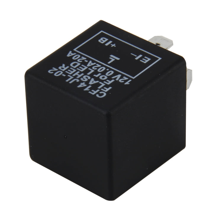 CF14 JL-02 Flasher สำหรับ LED Auto Car-styling LED ไฟเลี้ยว 3-PIN Car Flasher Relay Fix Hyper Flash โคมไฟทั่วไป-ไฟ LED รีเลย์สำหรับรถยนต์ยุโรป, CF14  Not Adjustable Frequency