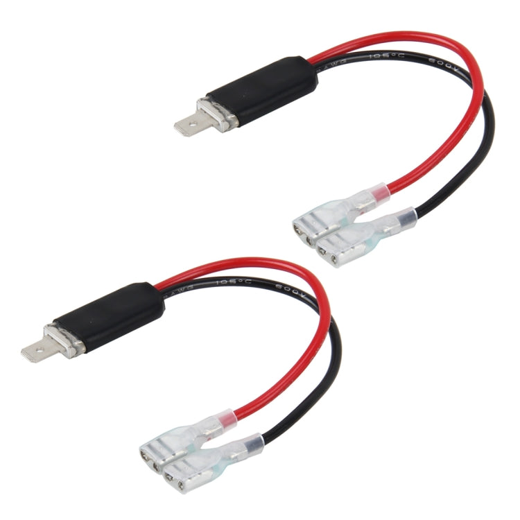 2 ชิ้นสากล H1 แปลงหลอดไฟเทียมลวดปลั๊กสายไฟเชื่อมต่ออะแดปเตอร์สายไฟ, H1 Wire 1