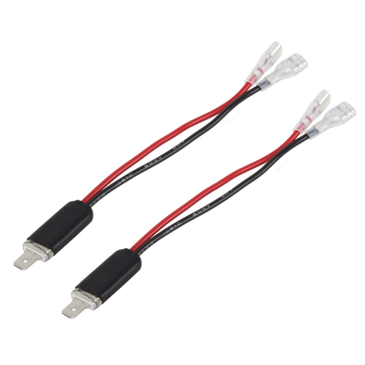 2 ชิ้นสากล H1 แปลงหลอดไฟเทียมลวดปลั๊กสายไฟเชื่อมต่ออะแดปเตอร์สายไฟ, H1 Wire 1