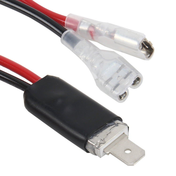 2 ชิ้นสากล H1 แปลงหลอดไฟเทียมลวดปลั๊กสายไฟเชื่อมต่ออะแดปเตอร์สายไฟ, H1 Wire 1