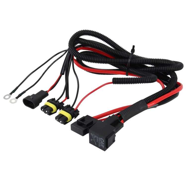 DC 12V 40A 9005 หลอดไฟเสริมสร้างกลุ่มสาย HID Xenon Controller สายรีเลย์สายไฟ, 9005