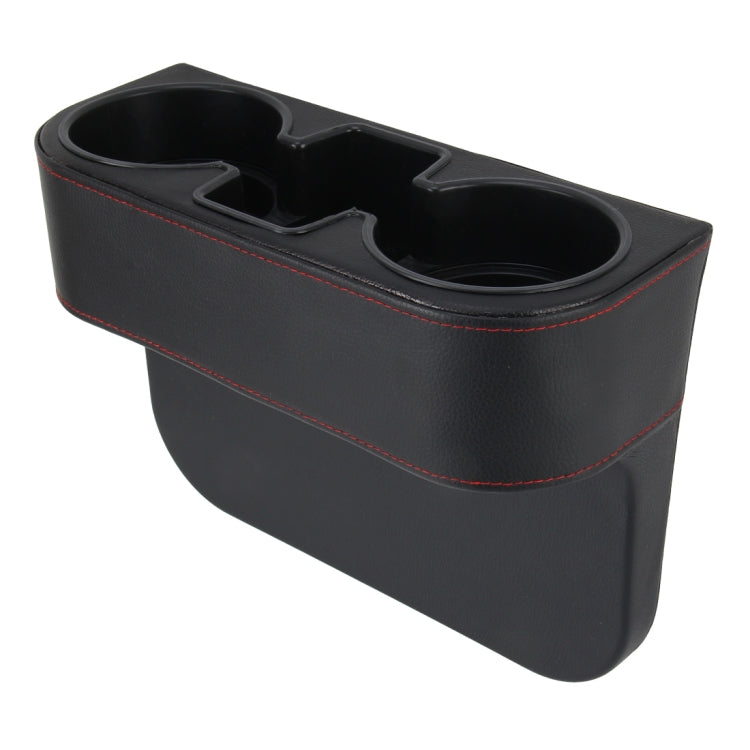รถ Seat รอยแยกกล่องเก็บถ้วยผู้ถือเครื่องดื่ม Auto Pocket จัดเก็บสำหรับโทรศัพท์ Pad เหรียญกรณีอุปกรณ์เสริมในรถยนต์, Black, Grey, Khaki, Brown
