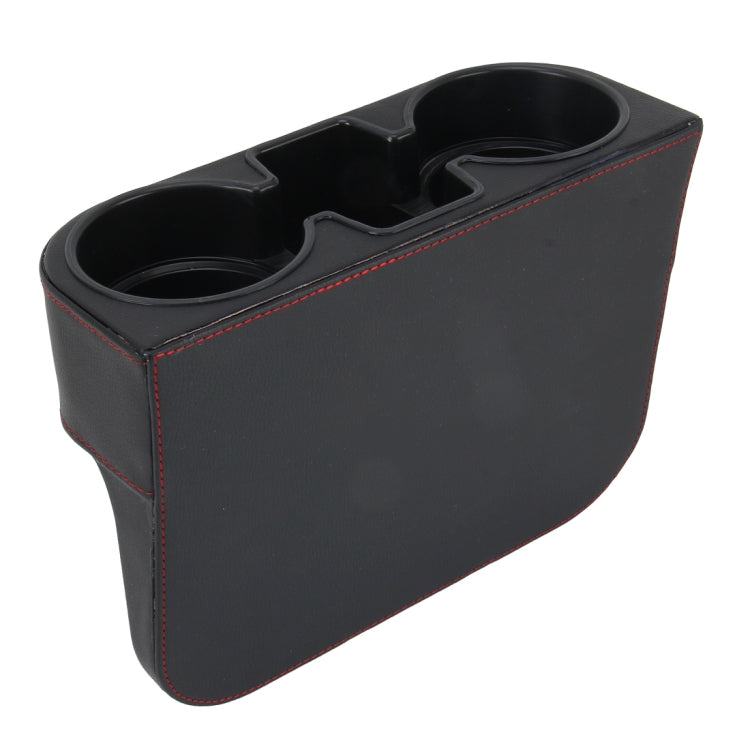 รถ Seat รอยแยกกล่องเก็บถ้วยผู้ถือเครื่องดื่ม Auto Pocket จัดเก็บสำหรับโทรศัพท์ Pad เหรียญกรณีอุปกรณ์เสริมในรถยนต์, Black, Grey, Khaki, Brown
