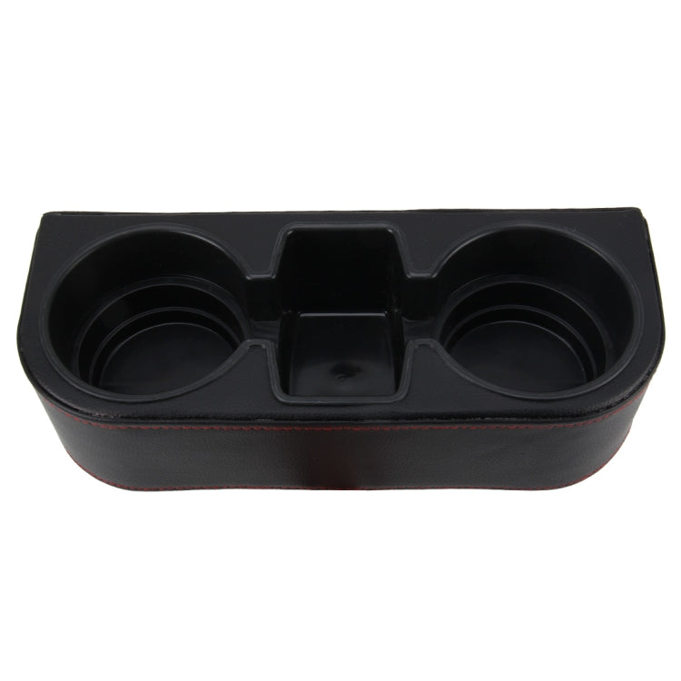 รถ Seat รอยแยกกล่องเก็บถ้วยผู้ถือเครื่องดื่ม Auto Pocket จัดเก็บสำหรับโทรศัพท์ Pad เหรียญกรณีอุปกรณ์เสริมในรถยนต์, Black, Grey, Khaki, Brown