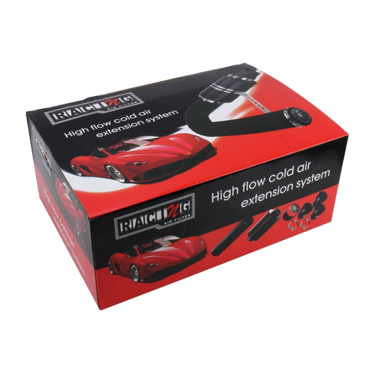 Universal Air Intakes สั้นเย็น Racing อลูมิเนียมท่อไอดีอากาศสูงเย็น Air Extension System Air Filter, High Flow Cold Air Filter
