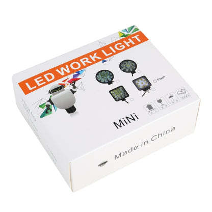 DC 10-30V 27W 2500LM 6000K รถยนต์กันน้ำรถเรือ Marine ไฟทำงานภายนอกไฟฉุกเฉิน 30 องศาปรับ Spot Light LED หลอดไฟรถยนต์พร้อมไฟ LED เวเฟอร์เข้มข้น 9 ดวง, Spot Light+27W
