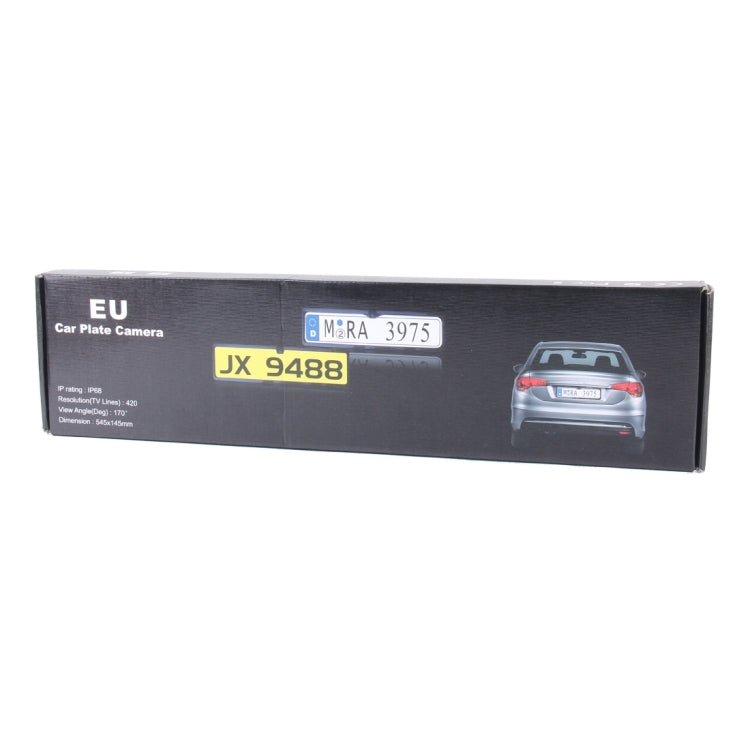 JX-9488 720 × 540 พิกเซลที่มีประสิทธิภาพ NTSC 60HZ CMOS II กล้องมองหลังรถยนต์กันน้ำอเนกประสงค์พร้อมหลอดไฟ LED 4LED 2W 80LM 5000K, DC 12V, ความยาวสายไฟ: 4 ม., with LED