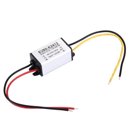 EV60-K2412 DC 15-40V ถึง 12V 5A 36W รถอะแดปเตอร์ DC-DC Converter ขั้นตอนลงโมดูล, Car Power Adapter