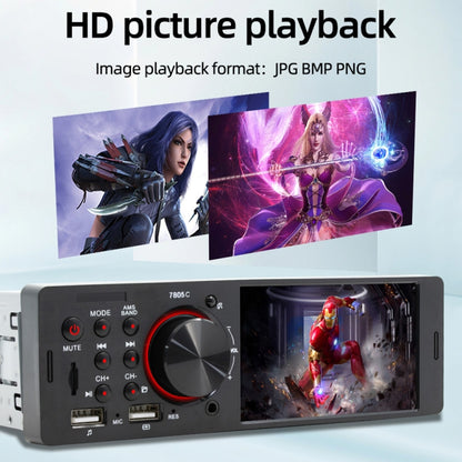 SWM-7805C หน้าจอสัมผัสขนาด 4.1 นิ้วเครื่องรับวิทยุในรถยนต์อเนกประสงค์เครื่องเล่น MP5 รองรับ FM และ Bluetooth และการ์ด TF พร้อมรีโมทคอนโทรล, SWM-7805C