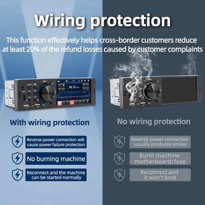 SWM-7805C หน้าจอสัมผัสขนาด 4.1 นิ้วเครื่องรับวิทยุในรถยนต์อเนกประสงค์เครื่องเล่น MP5 รองรับ FM และ Bluetooth และการ์ด TF พร้อมรีโมทคอนโทรล, SWM-7805C