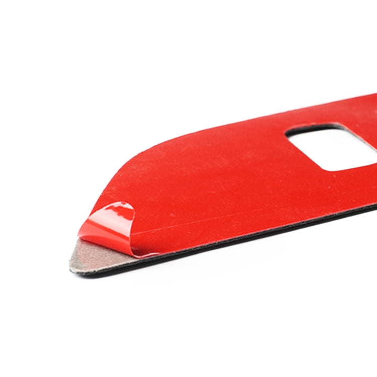 2 PCS รถ USA สีคาร์บอนไฟเบอร์ประตูด้านในจับสติกเกอร์ตกแต่งสำหรับ Ford Mustang 2015-2017, Door Inner Handles