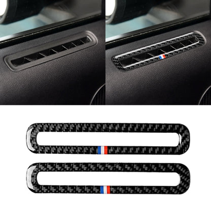 2 ชิ้นรถ USA สีคาร์บอนไฟเบอร์ประตู Air Outlet สติกเกอร์ตกแต่งสำหรับ Ford Mustang 2015-2017, Door Air Outlet