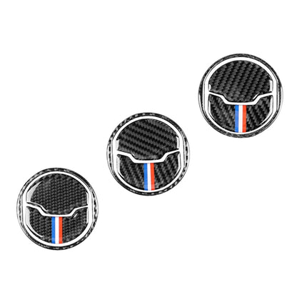 9 PCS รถ USA สีคาร์บอนไฟเบอร์ Air Outlet สติกเกอร์ตกแต่งสำหรับ Ford Mustang 2015-2017, Air Outlet
