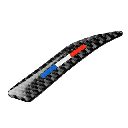 4 PCS รถ USA สีคาร์บอนไฟเบอร์กระจกมองหลังสติกเกอร์ตกแต่งสำหรับ Ford Mustang 2015-2017, Rearview Mirror