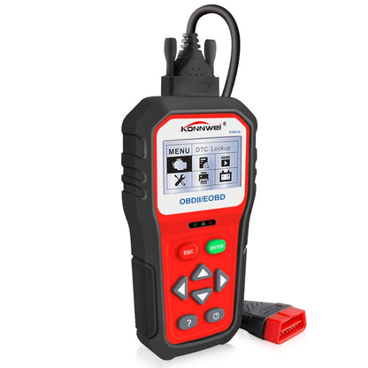 KONNWEI KW818 EOBD/OBDII รถ Auto Diagnostic Scan เครื่องมือสามารถรหัสเครื่องสแกนเนอร์ (สำหรับรถเบนซิน 12V เท่านั้น), KW818