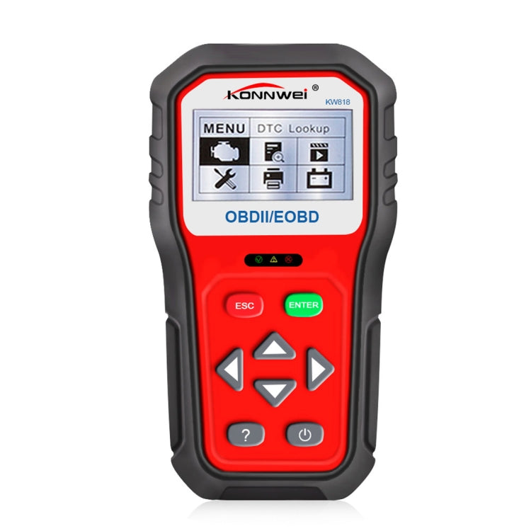 KONNWEI KW818 EOBD/OBDII รถ Auto Diagnostic Scan เครื่องมือสามารถรหัสเครื่องสแกนเนอร์ (สำหรับรถเบนซิน 12V เท่านั้น), KW818