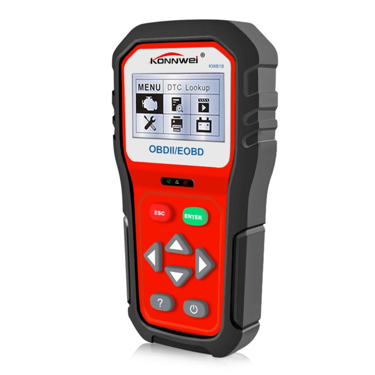 KONNWEI KW818 EOBD/OBDII รถ Auto Diagnostic Scan เครื่องมือสามารถรหัสเครื่องสแกนเนอร์ (สำหรับรถเบนซิน 12V เท่านั้น), KW818