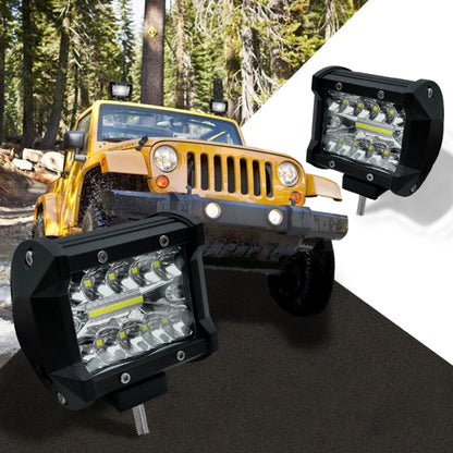 4 นิ้ว 15W 1500LM LED Strip โคมไฟทำงาน Refit Off-road ไฟรถยนต์หลังคา Strip Light, 4 inch 60W