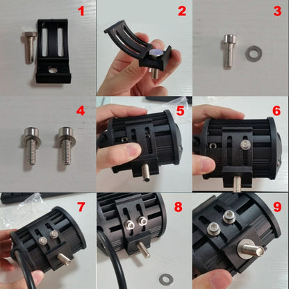 4 นิ้ว 15W 1500LM LED Strip โคมไฟทำงาน Refit Off-road ไฟรถยนต์หลังคา Strip Light, 4 inch 60W