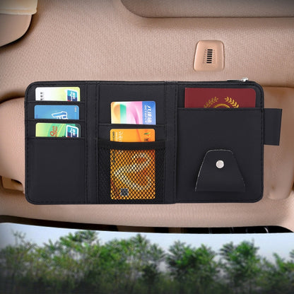 รถ Sun Visor กระดาษทิชชูกล่อง CD ซิปผู้ถือกระเป๋า Organizer, with Zipper  (Black), with Zipper, with Zipper (Yellow)