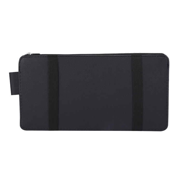 รถ Sun Visor กระดาษทิชชูกล่อง CD ซิปผู้ถือกระเป๋า Organizer, with Zipper  (Black), with Zipper, with Zipper (Yellow)