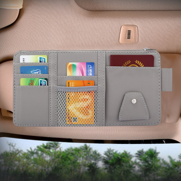 รถ Sun Visor กระดาษทิชชูกล่อง CD ซิปผู้ถือกระเป๋า Organizer, with Zipper  (Black), with Zipper, with Zipper (Yellow)